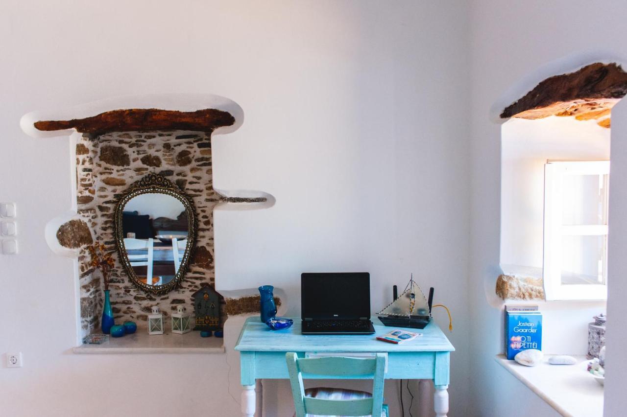 Вилла Blue & White: An Absolute Aegean Dream House Галини Экстерьер фото